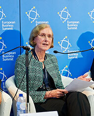 Climate-KIC CEO Mary Ritter at the 2014 European Business Summit in Brussels