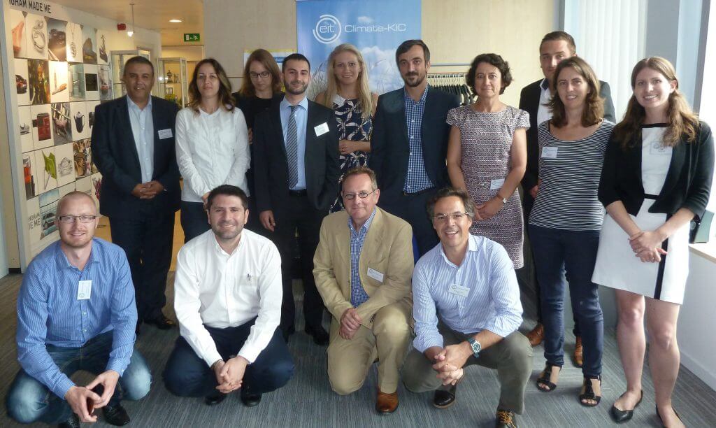 Colleagues and partners involved in the new scheme. Photo: Climate-KIC