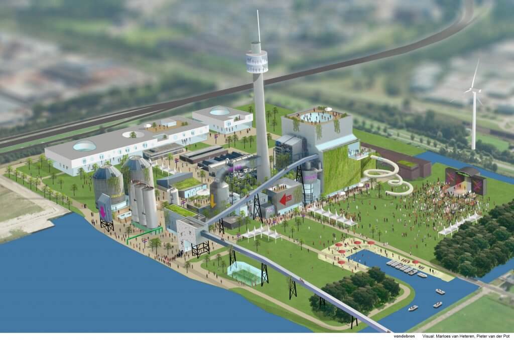 Vandebron coal power station theme park