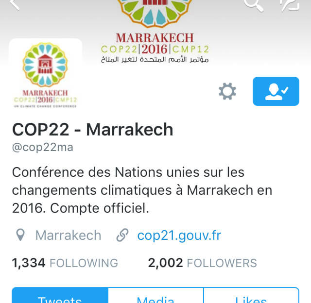 COP22maTwitter