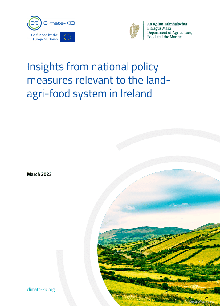 Ireland Deep Demonstration: Insights from national policy measures relevant to the land-agri-food system