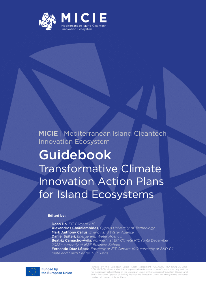 MICIE Guidebook on Transformative Climate Innovation Action Plans for Island Ecosystems