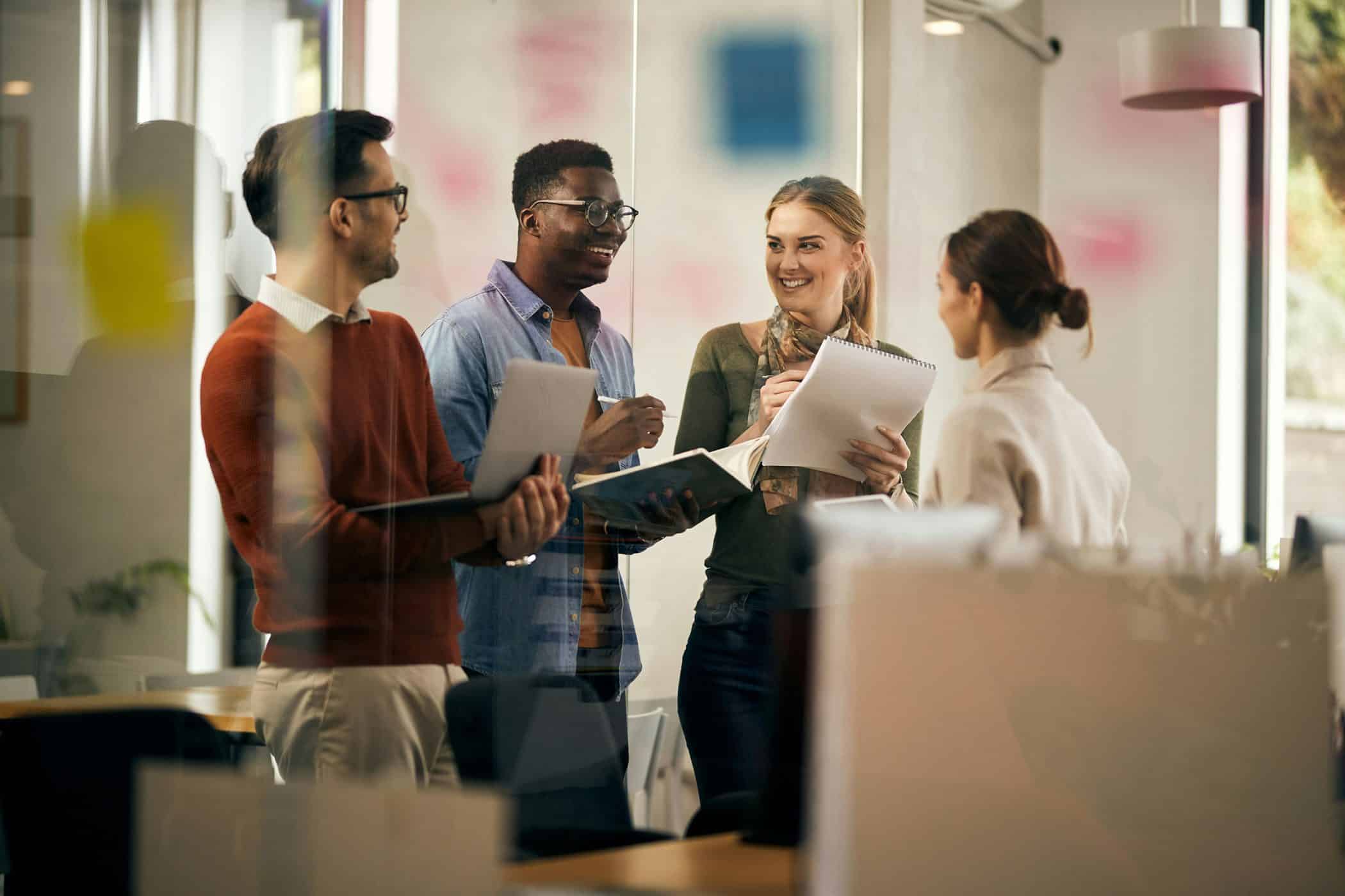 Business team during a meeting in the office